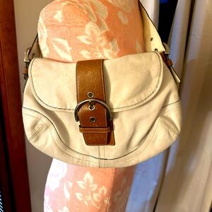 White coach purse